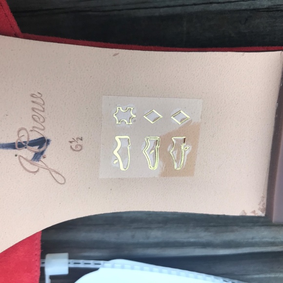 J. Crew Women Red Slide With Buckle Cora Sandal - Picture 8 of 8